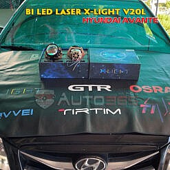 Độ đèn Avante với X-Light V20L - bi led laser