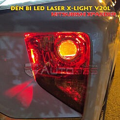 Độ đèn Xpander với bi led laser X-Light V20L
