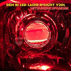 Độ đèn Xpander với bi led laser X-Light V20L