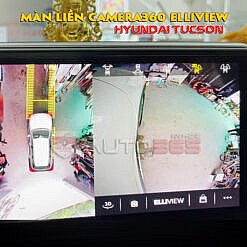 Lắp camera360 Elliview liền màn Android trên Hyundai Tucson
