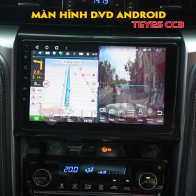 Lắp màn hình DVD android Teyes CC3 trên Toyota Fortuner 2020