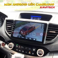 Màn liền Camera360 Kavitech trên Santafe Hyundai