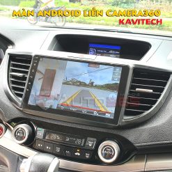 Màn liền Camera360 Kavitech trên Santafe Hyundai