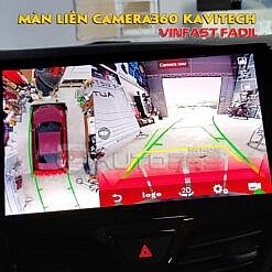 Camera360 liền màn Android Kavitech trên Vinfast Fadil