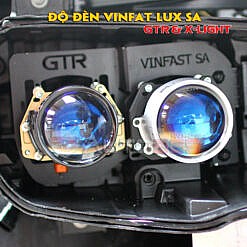 Độ đèn Vinfast Lux SA với cặp bi GTR và X-Light