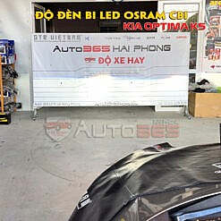 Độ đèn xe Kia Optima với Osram CBI