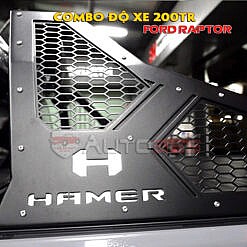 Độ xe trên Ford Raptor với Combo 200TR khung thể thao hammer
