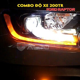 Độ xe trên Ford Raptor với Combo 200TR - bi led laser xlight v30l ultra