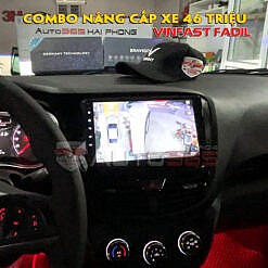 Gói độ xe Fadil 46TRIỆU - màn liền camera 360 elliview s4