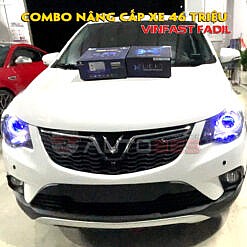 Gói độ xe Fadil 46TRIỆU - bi led xlight v30 ultra