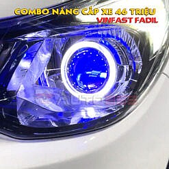 Gói độ xe Fadil 46TRIỆU - bi led xlight v30 ultra