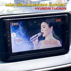 Lắp camera360 ôtô Elliview liền màn Android trên Hyundai Tucson