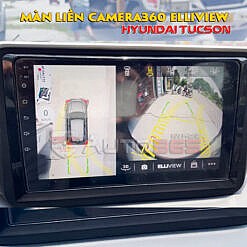 Lắp camera360 ôtô Elliview liền màn Android trên Hyundai Tucson