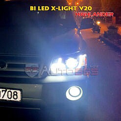 Bi led X Light V20 trên Toyota Highlander