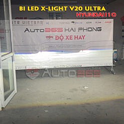 Bi led tăng sáng V20 Ultra trên Hyundai i10