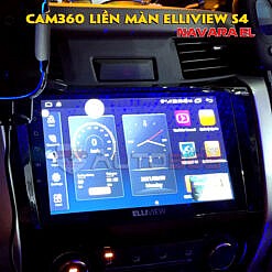Camera 360 Elliview S4 liền màn Android trên Navara EL 2020