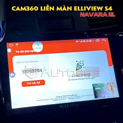 Camera 360 Elliview S4 liền màn Android trên Navara EL 2020