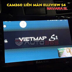 Camera 360 Elliview S4 liền màn Android trên Navara EL 2020