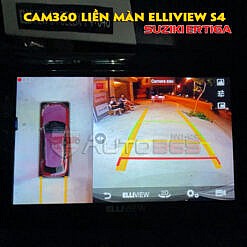 Đánh giá camera 360 Elliview S4 trên Suzuki Ertiga