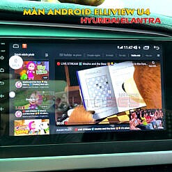 Màn hình ô tô android Elliview U4 Deluxe trên Hyundai Elantra