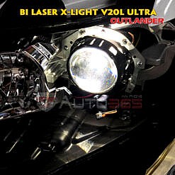 Thay đèn bi led Outlander với bi laser Xlight V20L Ultra