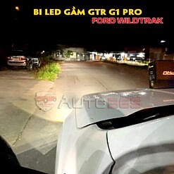 Đèn bi gầm GTR G1 Pro nâng cấp trên Ford Wildtrak