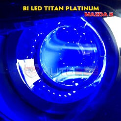 Độ Mazda 3 cực sáng với cặp bi led Titan Platinum