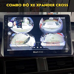 Lắp camera360 Elliview liền Android và combo độ xe Xpander Cross
