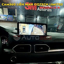 Lắp camera360 liền màn android Gotech cho CX5