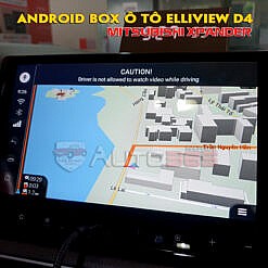 Android box ô tô Elliview D4 trên Xpander