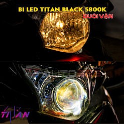BI LED TITAN BLACK 5800K - ĐUÔI VẶN