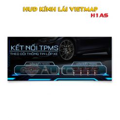 Màn hình Hud Vietmap H1 hiển thị thông tin lái xe