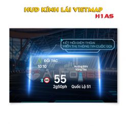 Màn hình Hud Vietmap H1 hiển thị thông tin lái xe