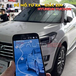 Đề nổ từ xa cho Tucson - cắm giắc zin - kết nối điện thoại