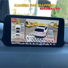 Độ camera360 Elliview cho Mazda CX5 với phiên bản Elliview V5P