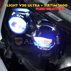 Độ đèn Ford Wildtrak với 4 bi X-Light V30 Ultra và Tirtim S600