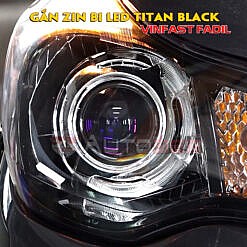 Độ lắp bi led zin trên Vinfast Fadil với Titan Black