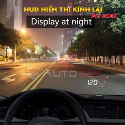 HUD hiển thị tốc độ AV200 kính lái ô tô