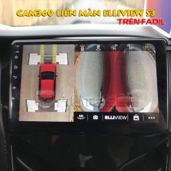 Lắp camera360 liền màn Elliview S3 trên Vinfast Fadil