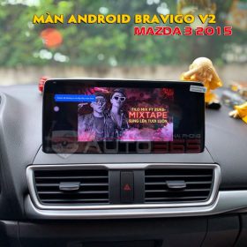 Màn hình android Bravigo-V2 trên Mazda3 2015