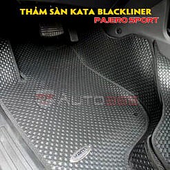 Thảm sàn ôtô cao su KATA trên Pajero 2021