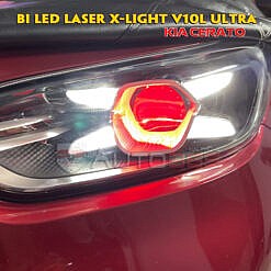 Bi laser X-Light V10L Ultra trên Kia Cerato