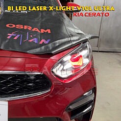 Bi laser X-Light V10L Ultra trên Kia Cerato