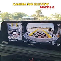 Độ Android Bravigo và cam360 Elliview cho Mazda 3