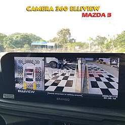 Độ Android Bravigo và cam360 Elliview cho Mazda 3