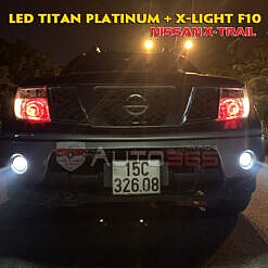 Độ đèn Bi led Titan Platinum và Bi gầm X-Light F10 trên Nissan X-Trail