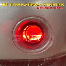 Độ đèn Bi led Titan Platinum và Bi gầm X-Light F10 trên Nissan X-Trail