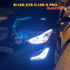 Độ đèn Elantra với bi led GTR G-Led X Pro
