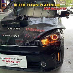 Độ đèn Kia Soluto với TitanPlatinum