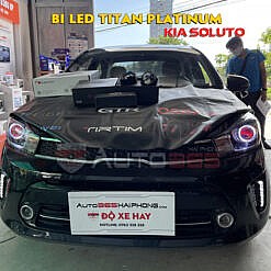 Độ đèn Kia Soluto với TitanPlatinum
